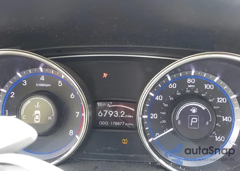 2012 Hyundai Sonata Se 2.0T из США, поврежденный, VIN 5NPEC4AB3CH413378